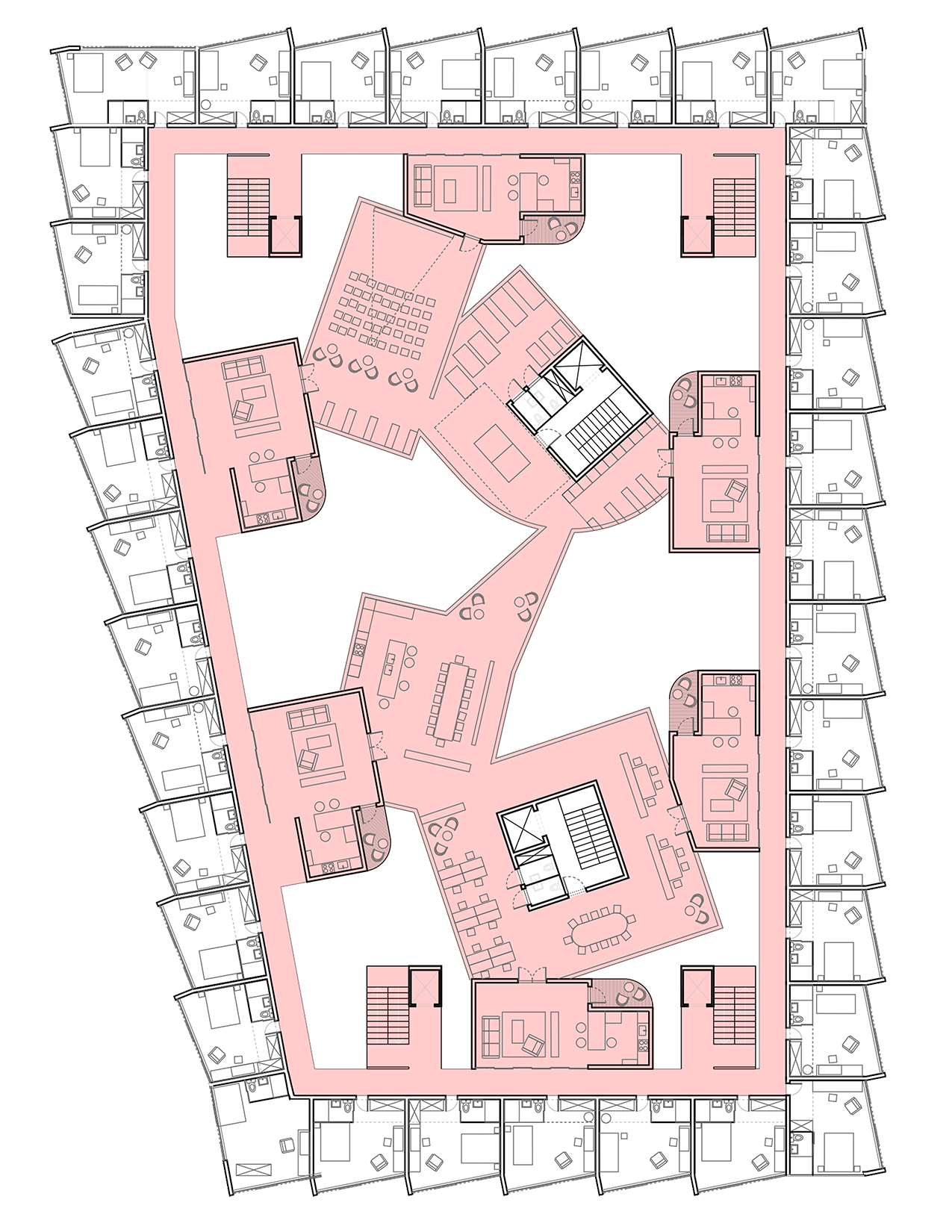 Haifa collective block floor plan